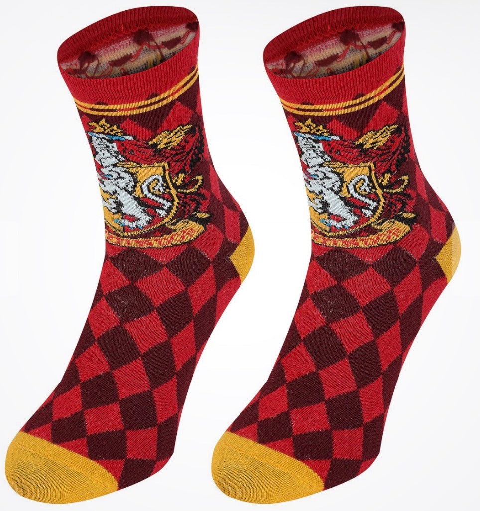 Harry Potter Gryffindor House Socks