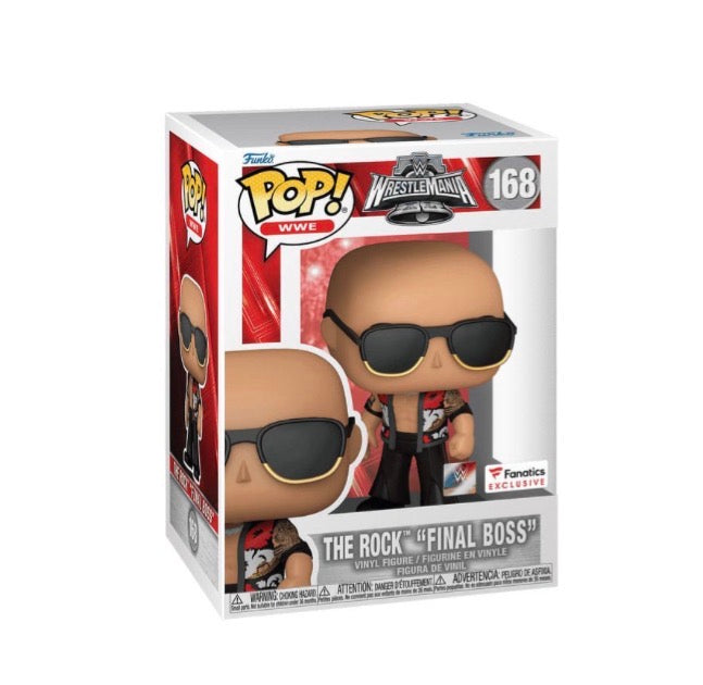 WWE The Rock (Final Boss, WrestleMania 40) Funko POP! Vinyl Figure